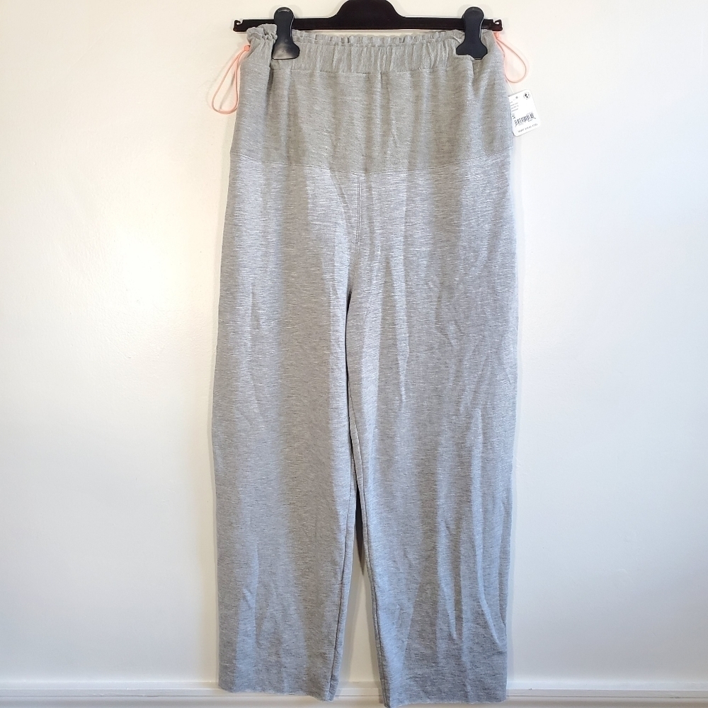 New Free People Movement Surfside Joggers In Heather Grey NWT Size Small - Picture 9 of 15